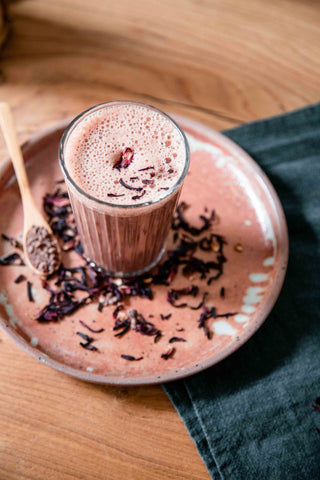 Hibiscus Cacao Latte